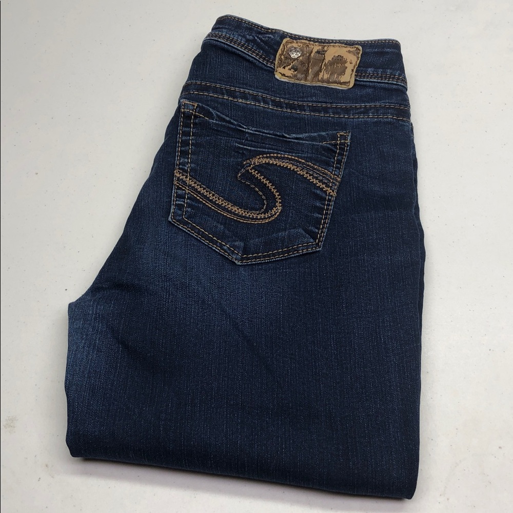 VINTAGE SILVER SUKI MID STRAIGHT JEANS 29x30 ⭐️